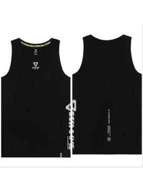 AAPE+ By A Bathing Ape Black Tank Top